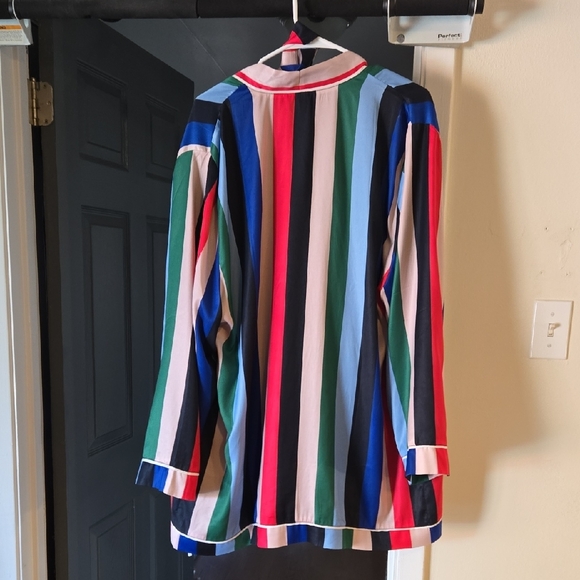 Lush Multicolor Striped Robe - Picture 2 of 5